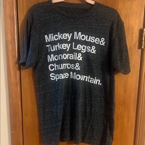 Disney Graphic Tee with Fun Text